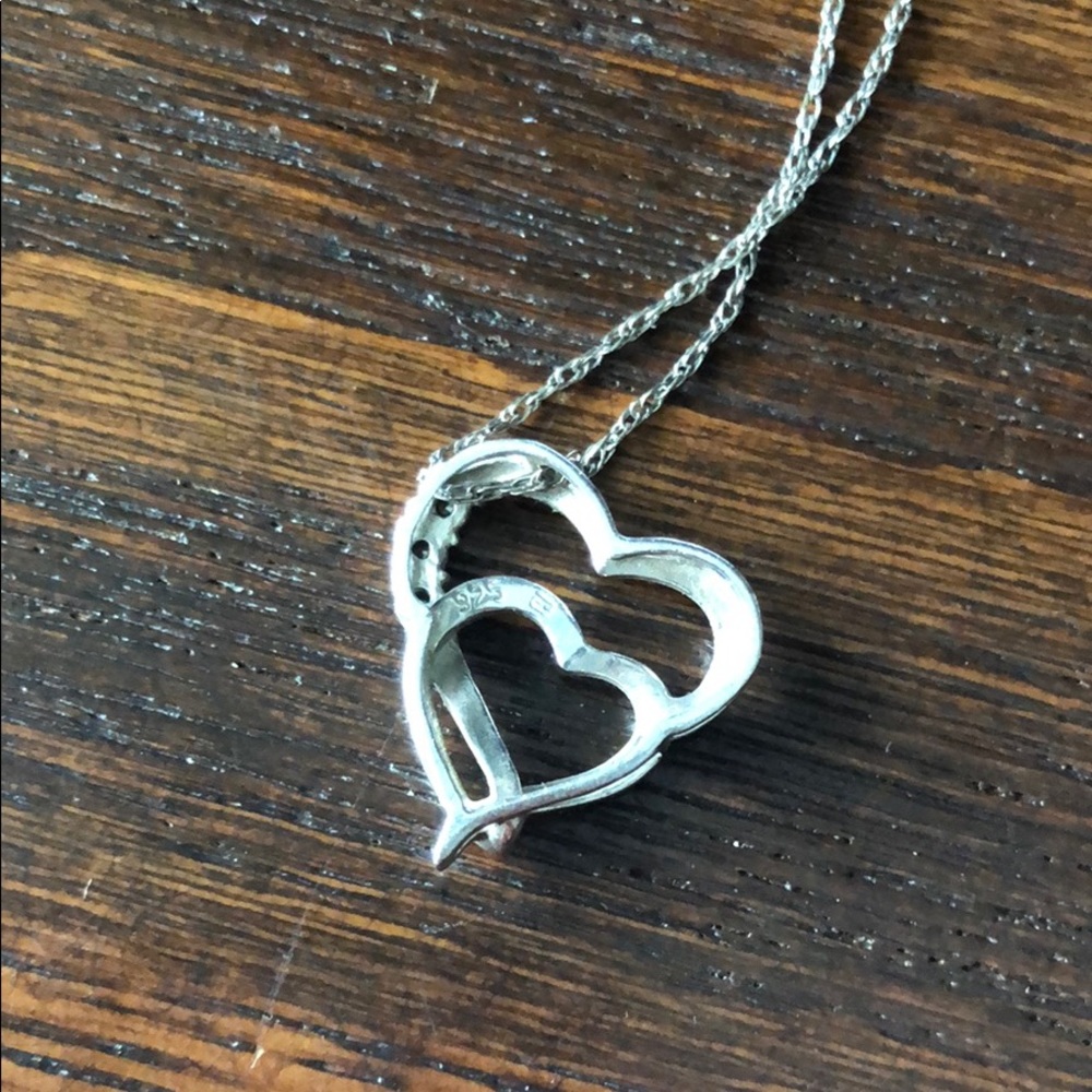 Kay Jewelers Diamond Accent Double Heart Necklace - Picture 6 of 11